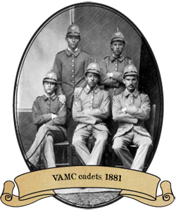 VAMC cadets, 1881