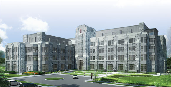 New South Quad view of Signature Engineering Building