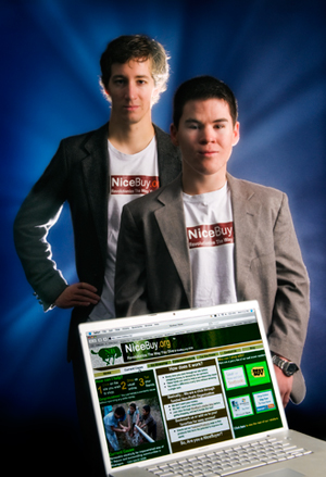 Joe Casola (left) and Kevin Eberling, founders of Nicebuy.org