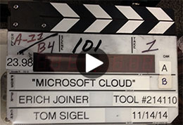 Microsoft films commercial at Virginia Tech