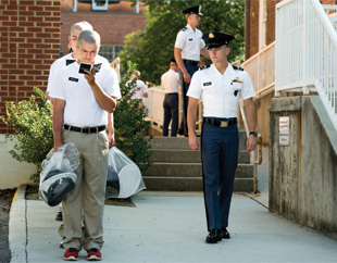 Virginia Tech Corps of Cadets; photo by Logan Wallace