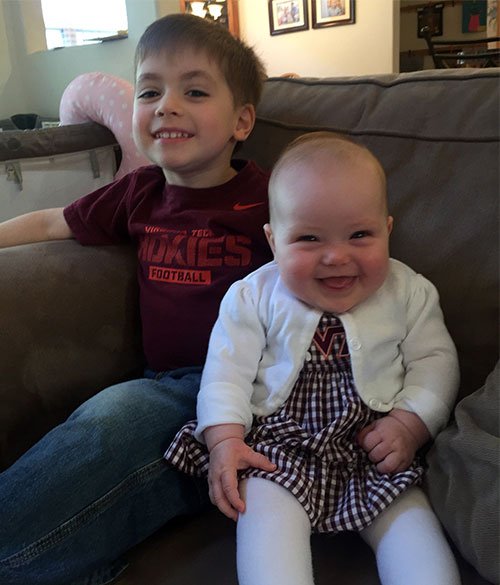 daughter and son of Addy O'Brien Hodges Miller '02