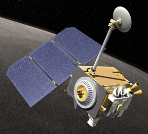 Rendering of the Lunar Reconnaissance Orbiter