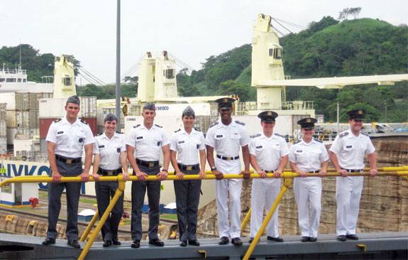 Cadets from Virginia Tech and Virginia Military Institute in Panama