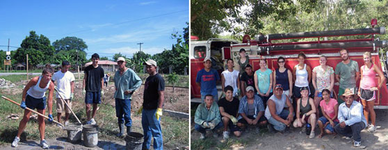 Students have traveled to Honduras several times to advance projects such as water sanitation, computer education, women's empowerment, and firefighter training.