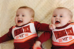 twin daughters of Blair M. Hoyt '03 and Ashley Dawson Hoyt '04