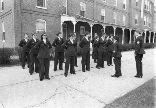 female cadets of the Virginia Tech Corps of Cadets